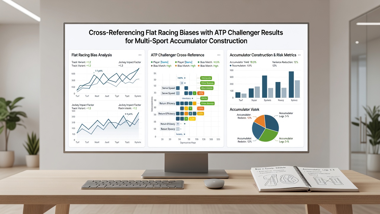 Side-by-side comparison of racing form guide and tennis match statistics for multi-sport betting