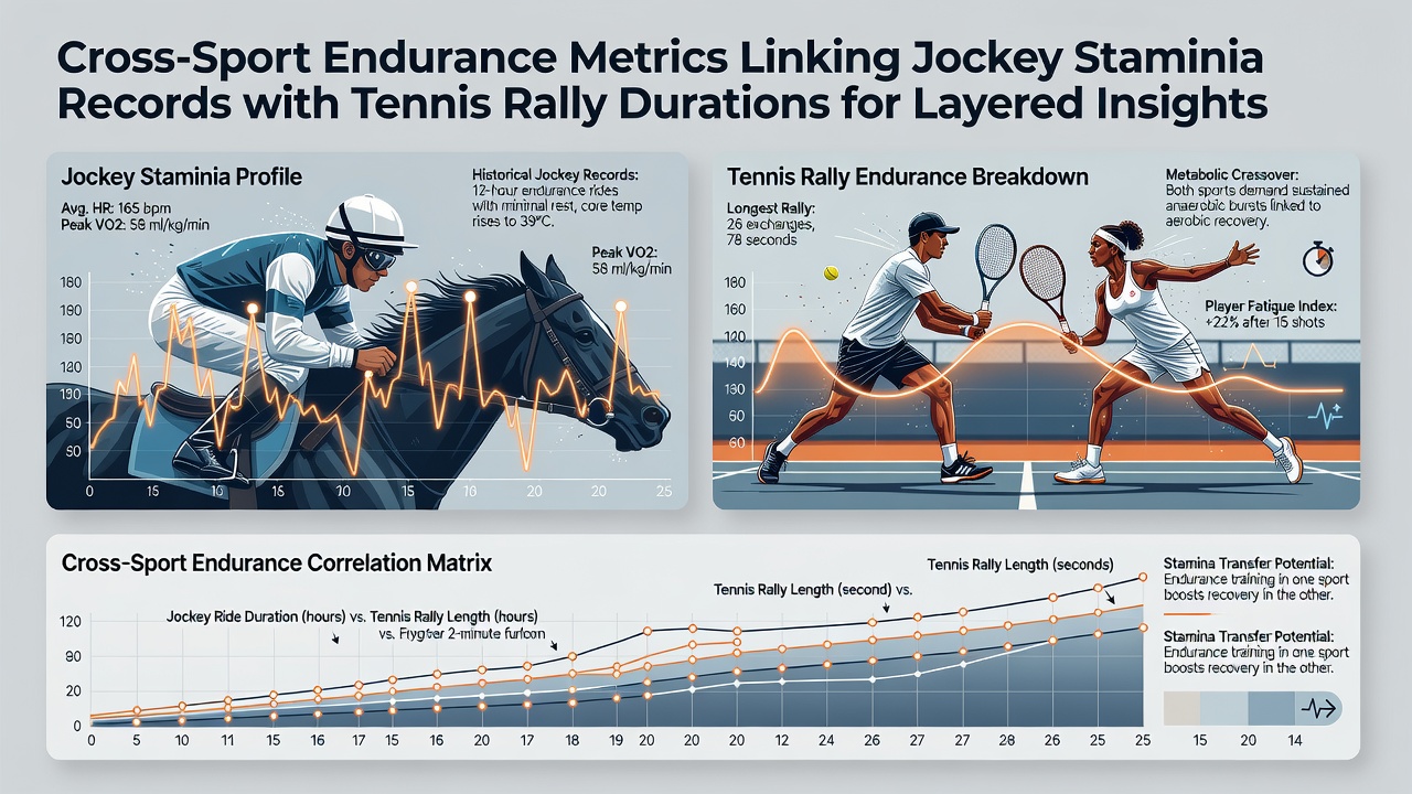 Tennis player sustaining long baseline rallies during a high-stakes match