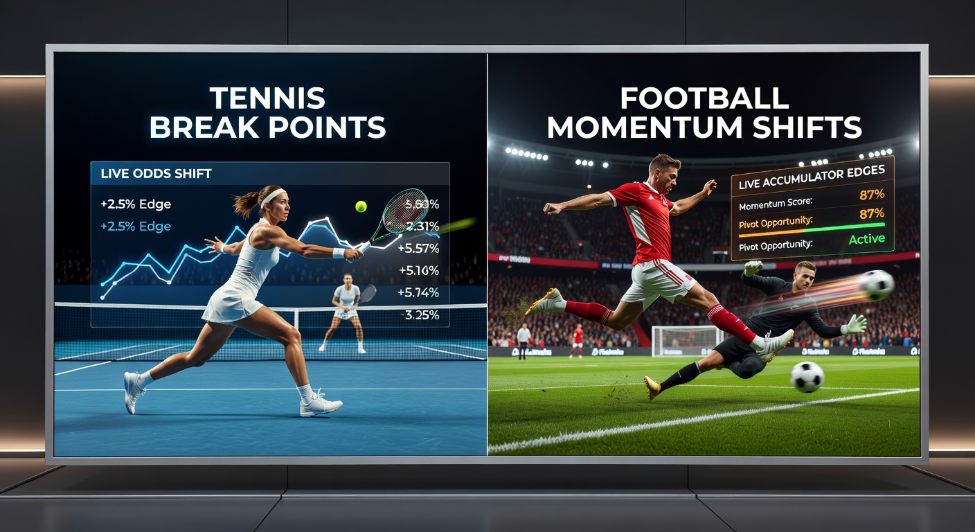 Soccer players clashing for the ball during a heated Premier League momentum shift, crowd in background