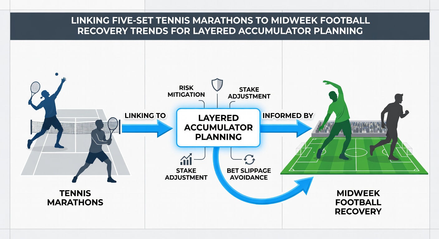 Midweek football match under floodlights followed by recovery analysis graphics