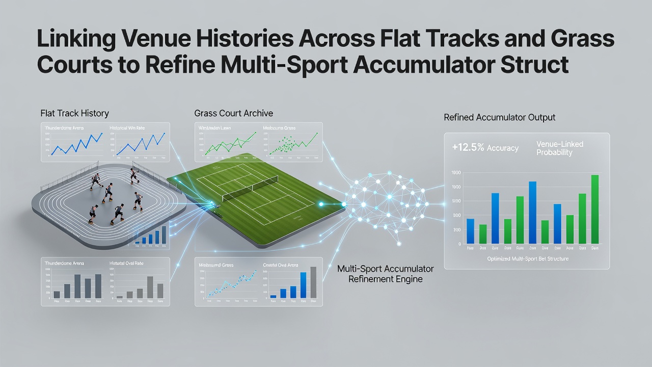 Grass court tennis venue showing performance metrics