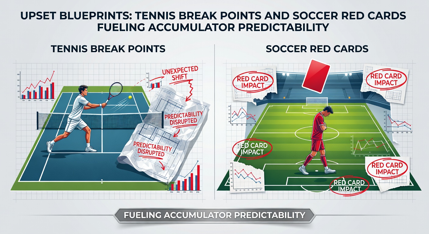 Tennis player celebrating a break point win against a favored opponent on clay court, with crowd in background